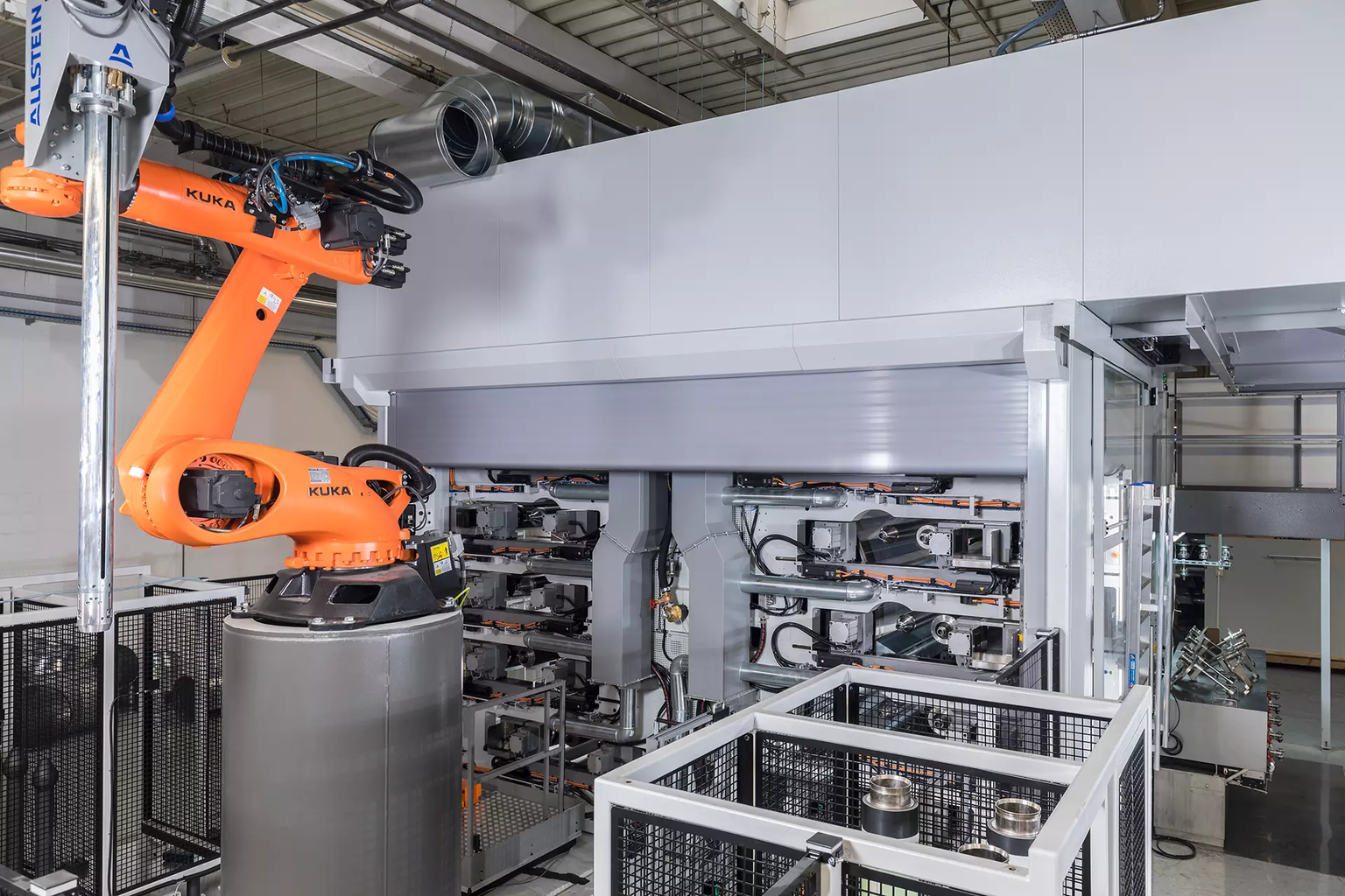 User-independent set-up with industrial robot system.