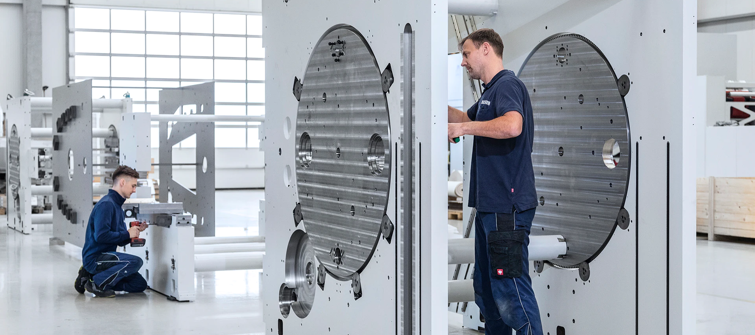 All main machine components are developed, manufactured, assembled and commissioned by Allstein at the Herford site. You get everything out of one set of hands.